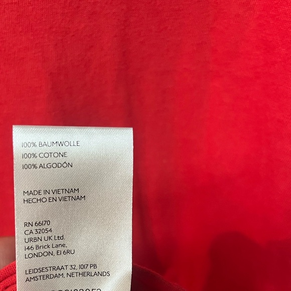 We The Free Bold Red Long Sleeve Tee. Small - Picture 5 of 6